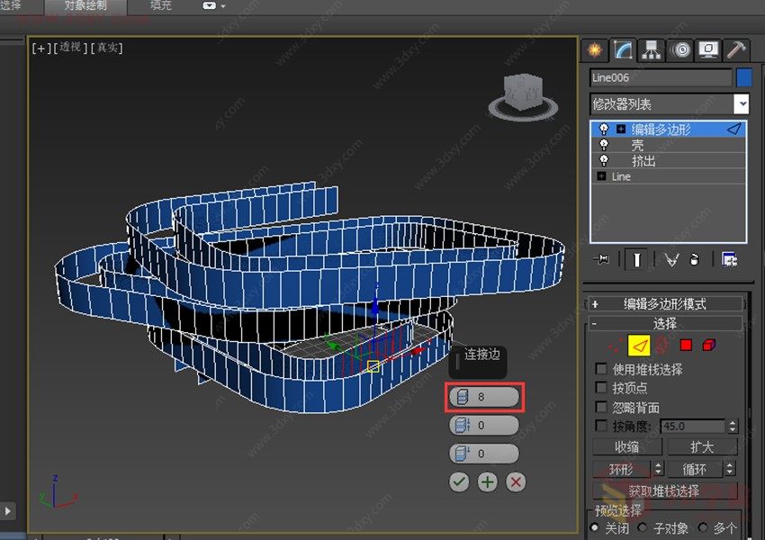 【建模技巧】3Ds max 创建环形建筑