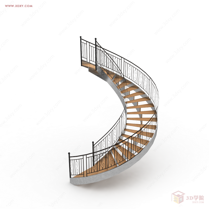 【建模技巧】快速制作自己喜欢的楼梯