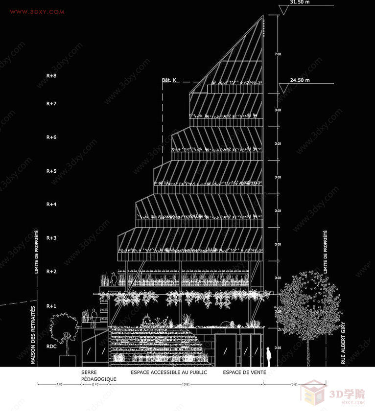 【建筑灵感】罗曼维尔农业塔楼 - 垂直的都市农业