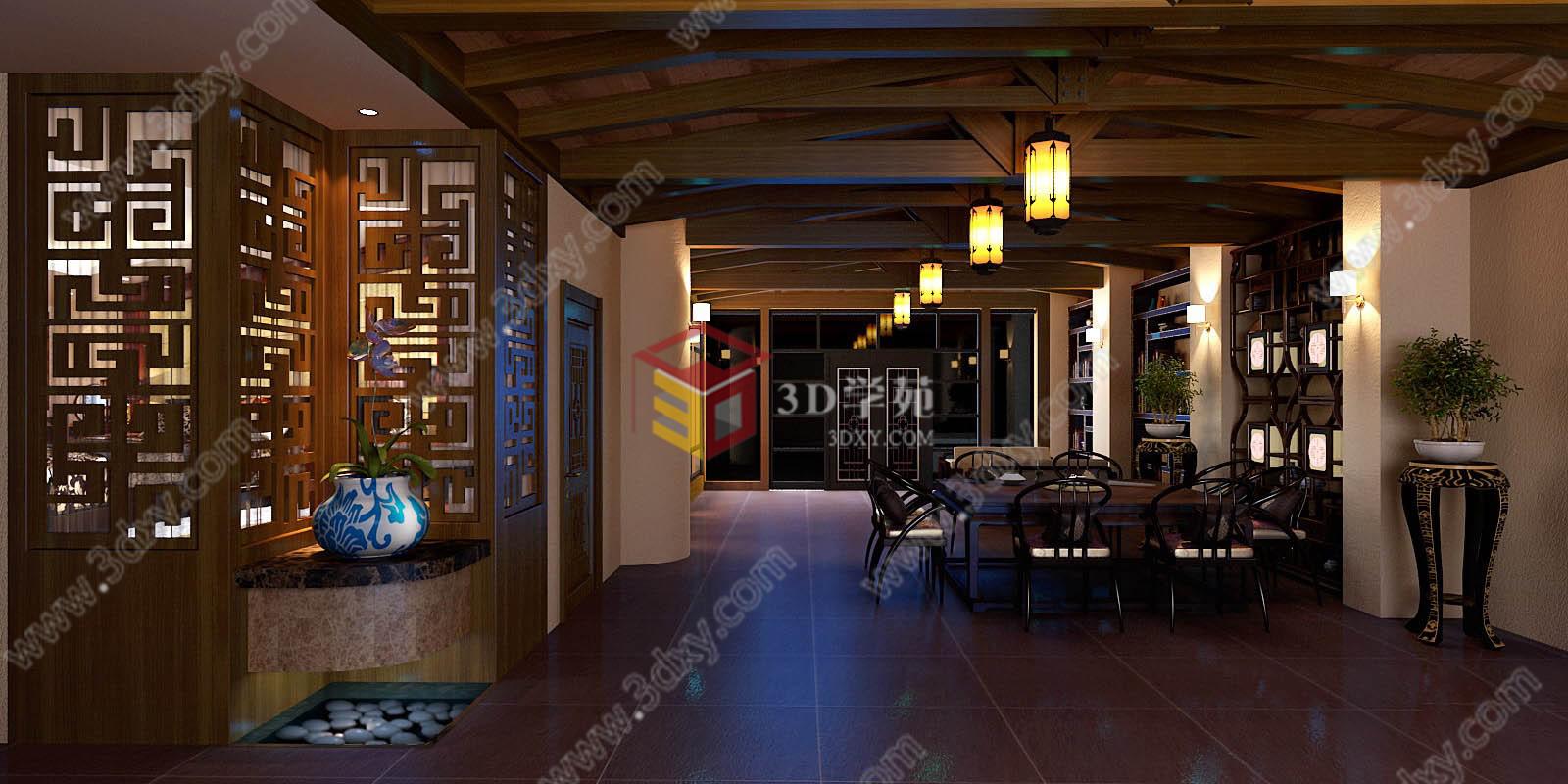 餐厅3D模型