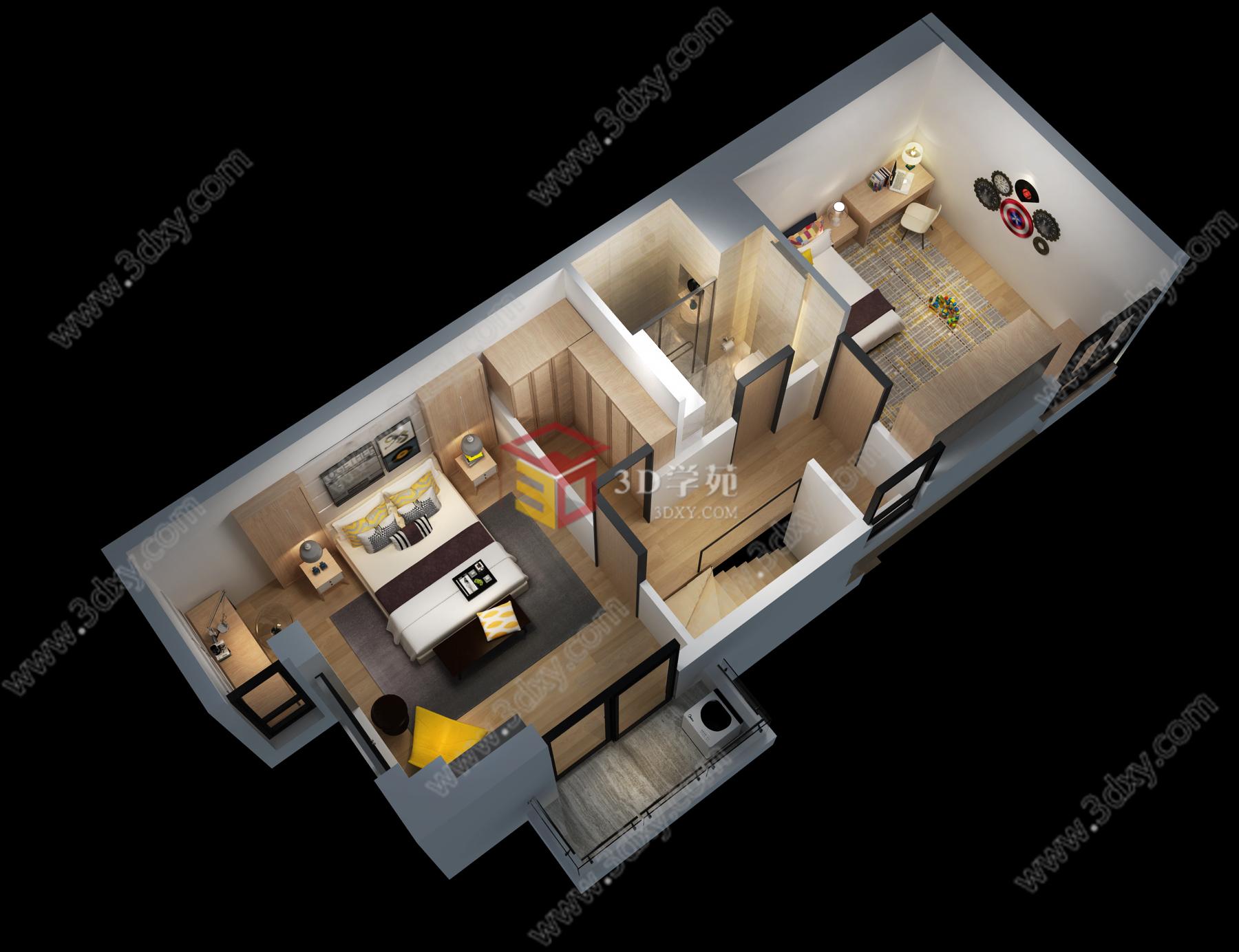 公寓房3D模型