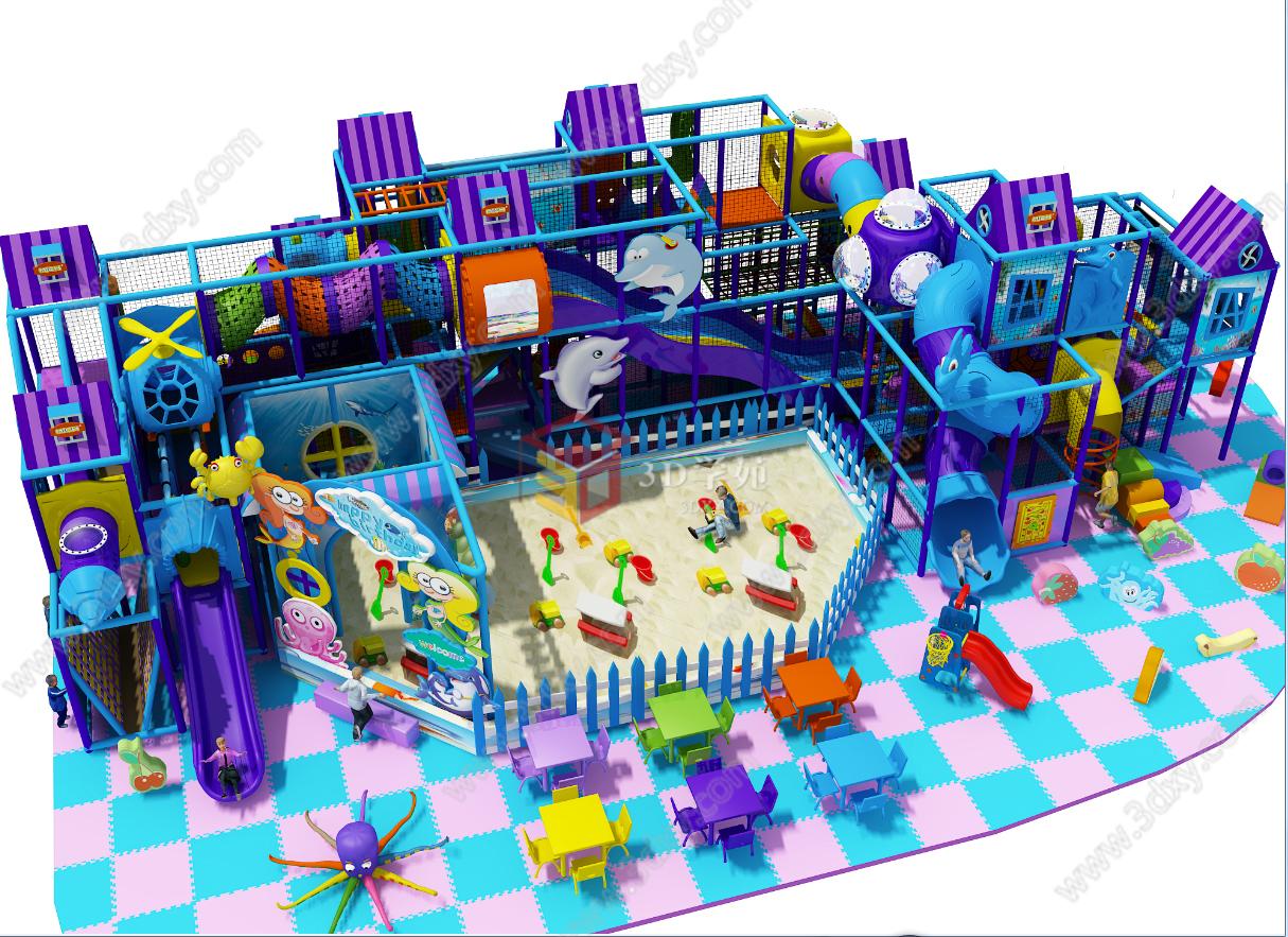 游乐场玩具3D模型