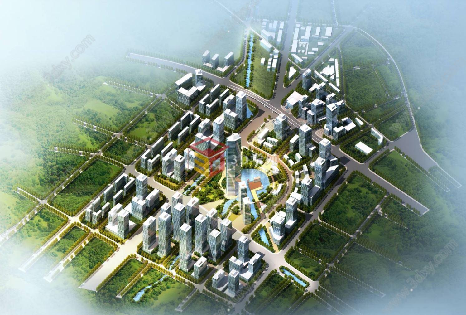 城市规划3D模型
