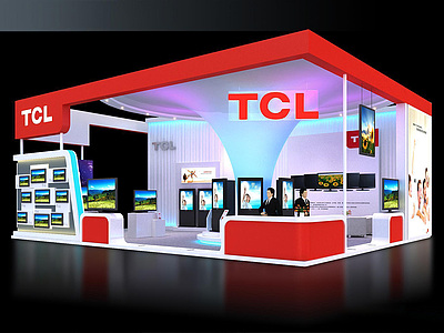 TCL家电展台展览模型