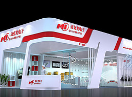 深圳迈克光照明展台展览模型