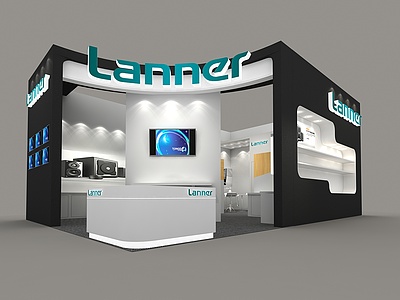 LANNER科技展厅展览模型