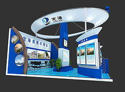 定海旅游文化展台展览模型