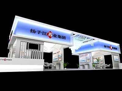 扬子江药业展厅展览模型