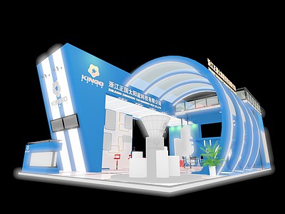 浙江正国天阳能展厅展览模型