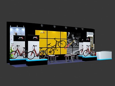 MT自行车展览模型