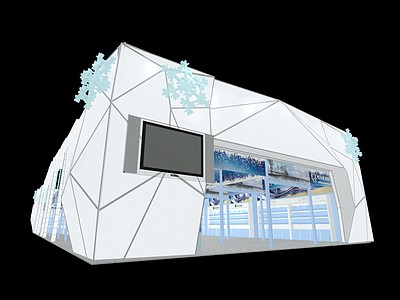 冰雪展厅展览模型
