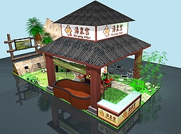 6x12汤泉宫展览模型