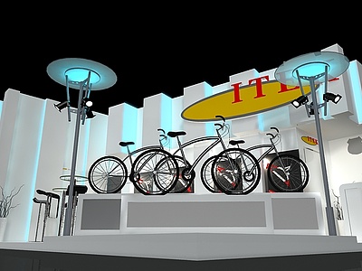 <font class='myIsRed'>自行车</font>展展览模型