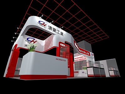 清豪工业展展览模型