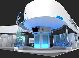 上海科技展展览模型