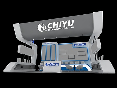 CHIYU展展览模型