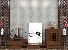 中式柜子，橱柜，书画，装饰展览模型