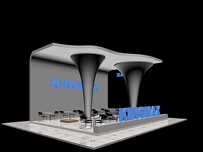 KINGMAX电脑硬件展览模型