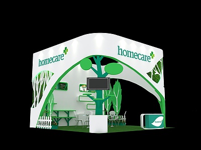 homecare婴幼用品展览模型