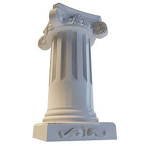 罗马柱3d模型
