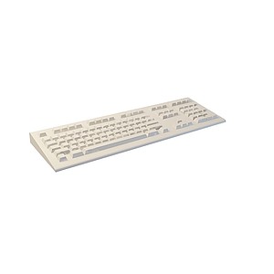 白色键盘3d模型