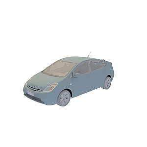 丰田私家车3d模型