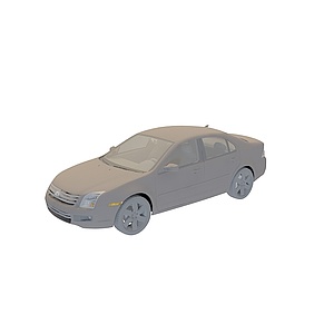 福特轿车3d模型