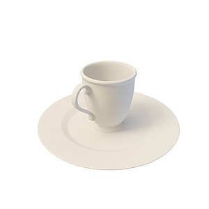瓷器杯子3d模型