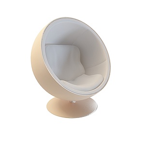 蛋形休闲沙发椅3d模型