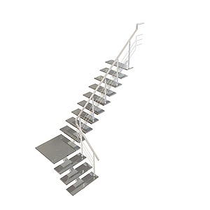 大理石地面楼梯3d模型