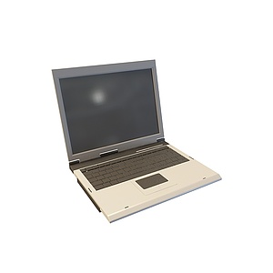 笔记本电脑3d模型