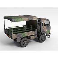 军用绿皮车3D模型3d模型