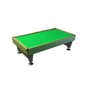 简式台球桌3d模型