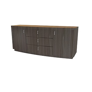 现代木质电视柜3d模型