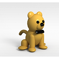 卡通狗狗3D模型3d模型