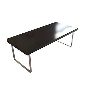 黑色桌子3d模型