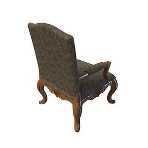 布艺椅子3d模型