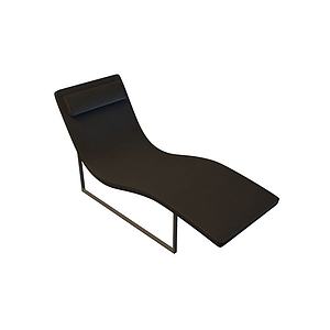 简易躺椅3d模型