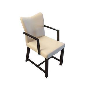 简约客厅沙发椅3d模型