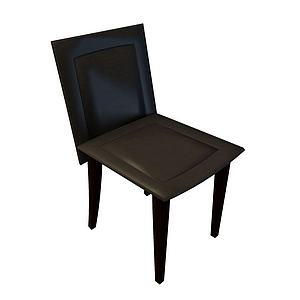 皮质椅子3d模型