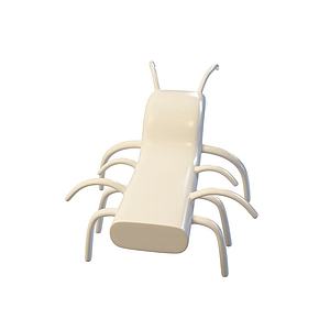 蜈蚣造型躺椅3d模型