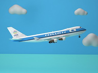 飛機3D模型