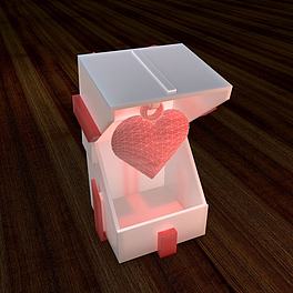 3D打印礼物盒子3D模型