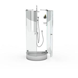 玻璃淋浴房3d模型