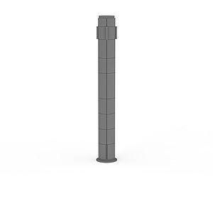 建筑水泥柱子3d模型
