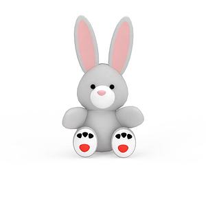 兔子玩具3d模型