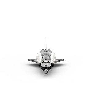 灰色飞机3d模型