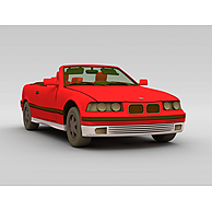 高级红色跑车3D模型3d模型