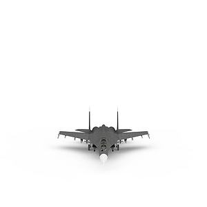 歼敌飞机3d模型