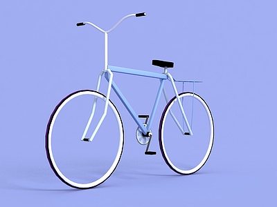 C4D轻便<font class='myIsRed'>自行车</font>免费模型